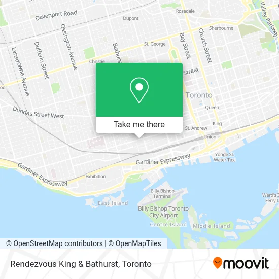 Rendezvous King & Bathurst map
