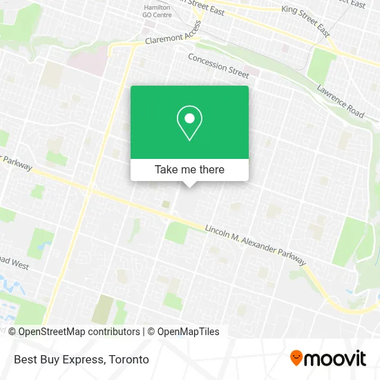 Best Buy Express map