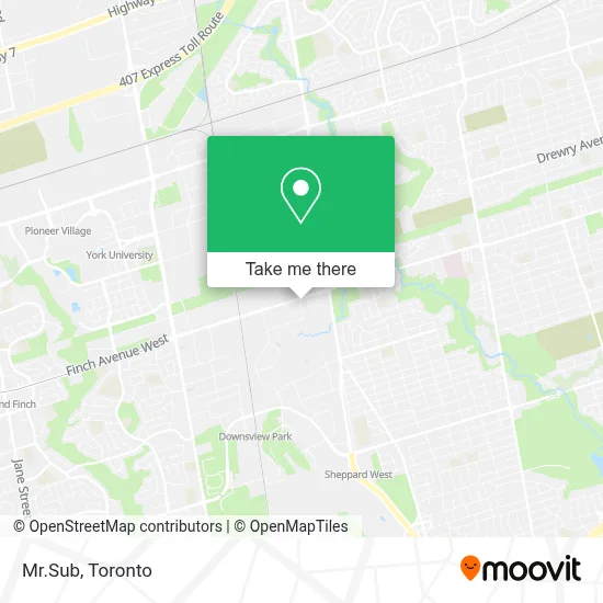 Mr.Sub map