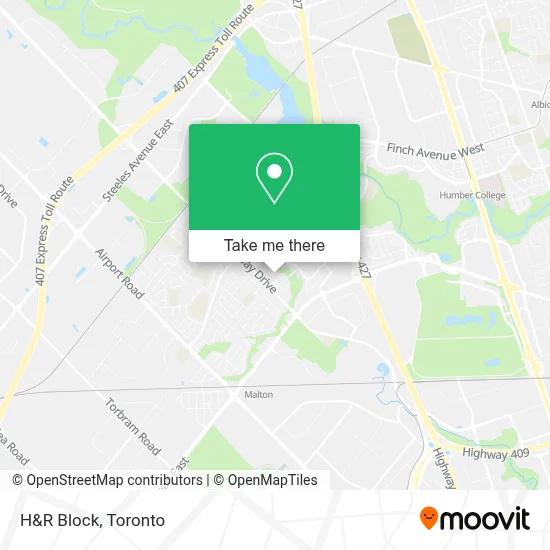 H&R Block map