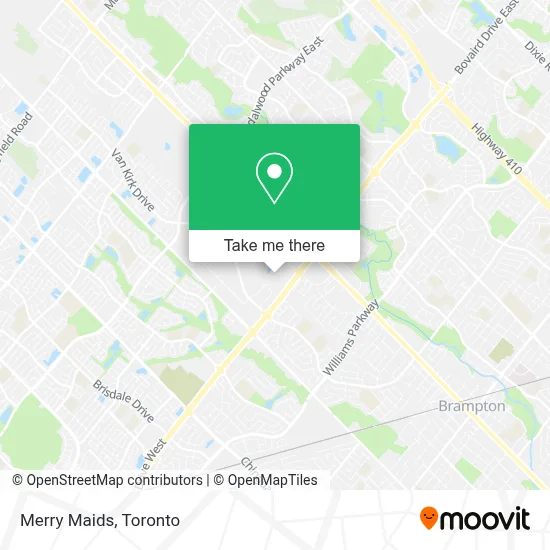Merry Maids map