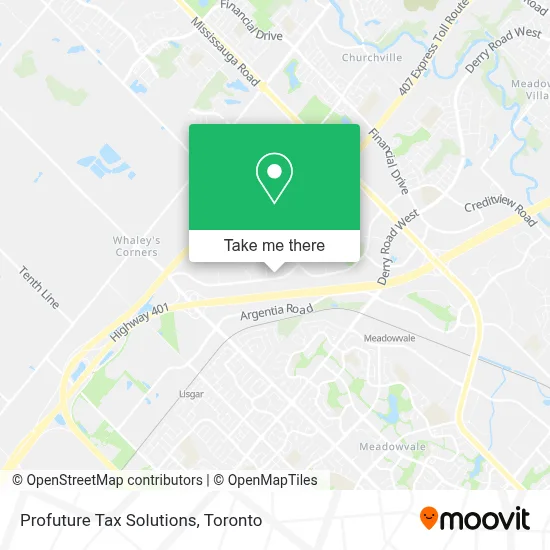 Profuture Tax Solutions map