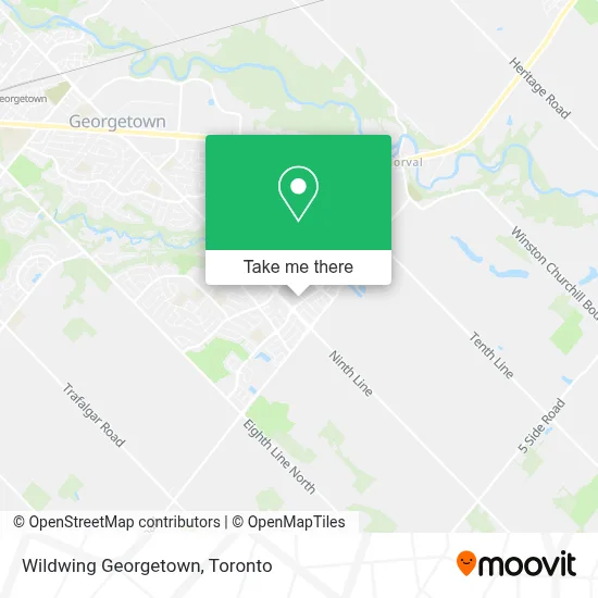 Wildwing Georgetown map