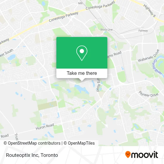 Routeoptix Inc map