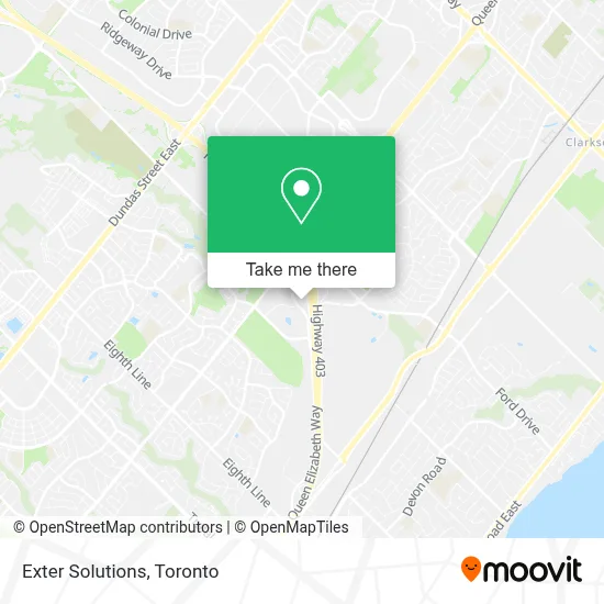 Exter Solutions map