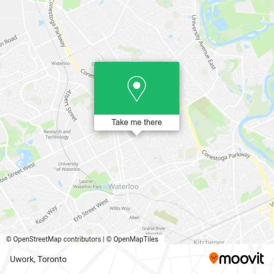 Uwork map