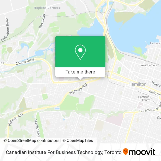 Canadian Institute For Business Technology map