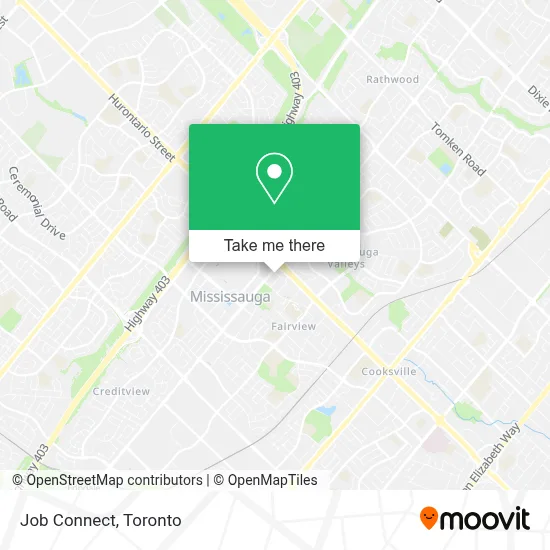 Job Connect map