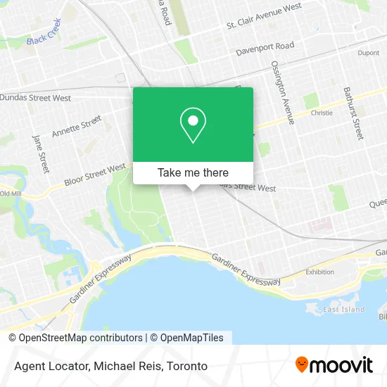 Agent Locator, Michael Reis map