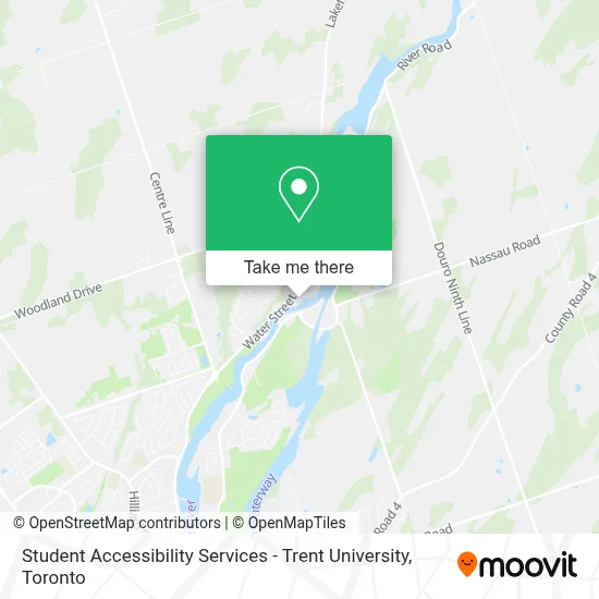 Student Accessibility Services - Trent University map