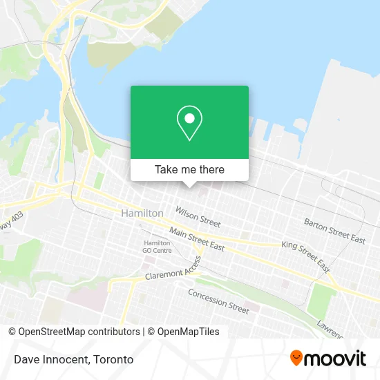 Dave Innocent map