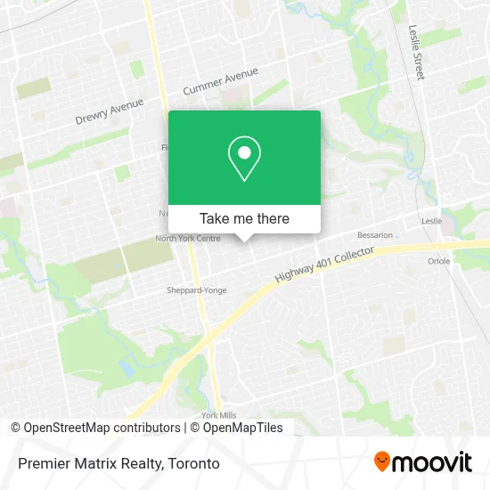 Premier Matrix Realty map