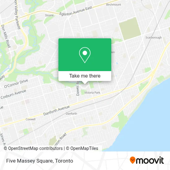 Five Massey Square map