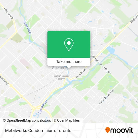 Metalworks Condominium map