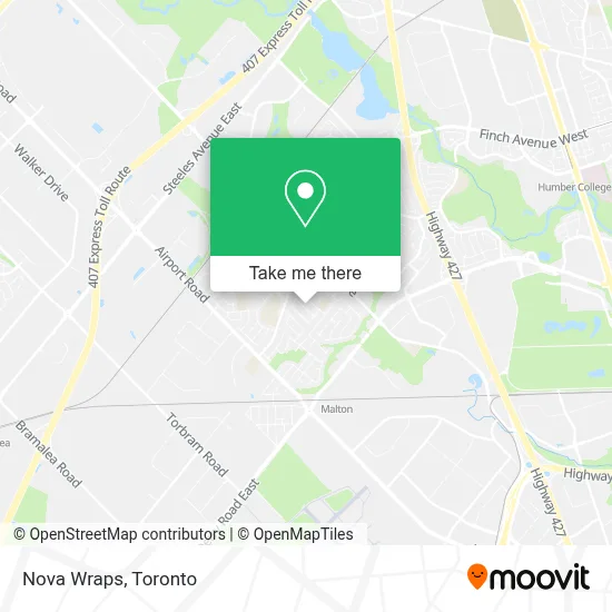 Nova Wraps map