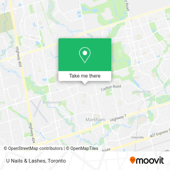 U Nails & Lashes map