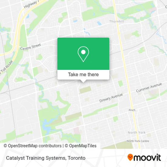Catalyst Training Systems map