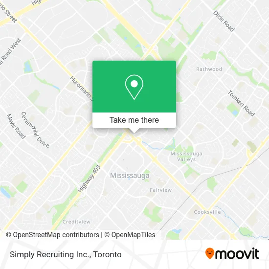 Simply Recruiting Inc. map
