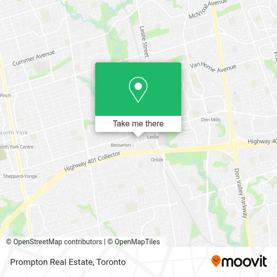 Prompton Real Estate map