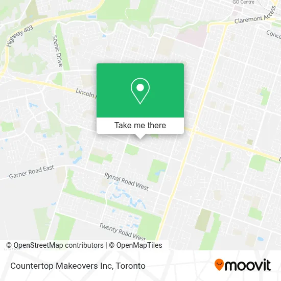 Countertop Makeovers Inc map