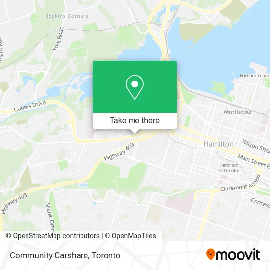 Community Carshare map