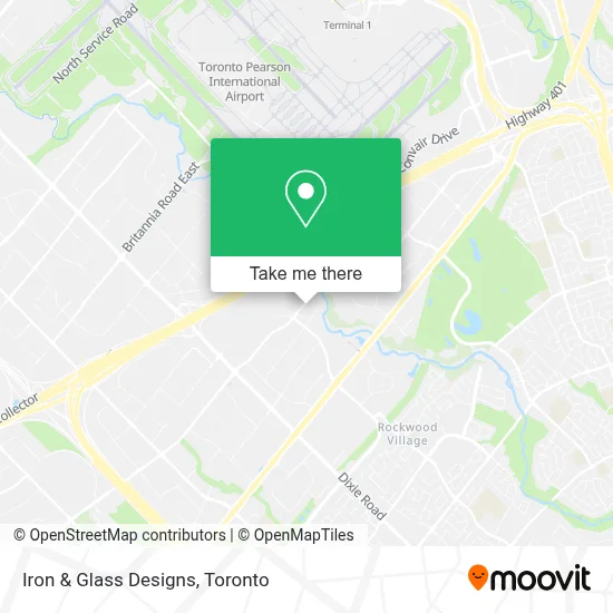 Iron & Glass Designs map