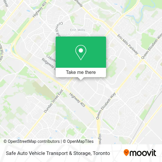Safe Auto Vehicle Transport & Storage map