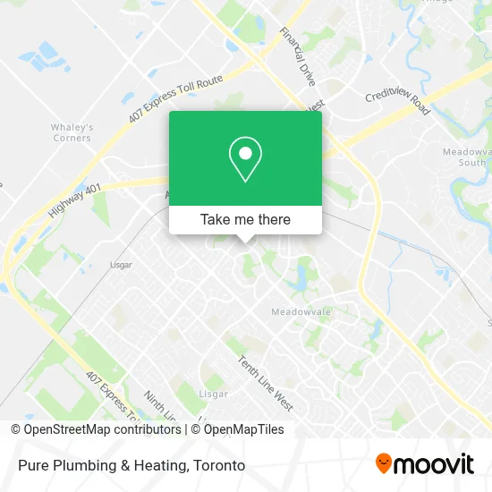 Pure Plumbing & Heating map