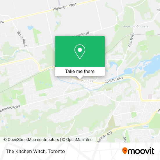 The Kitchen Witch map