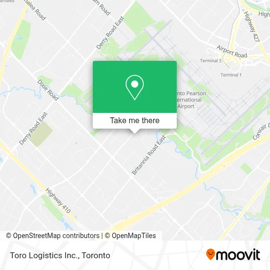 Toro Logistics Inc. map