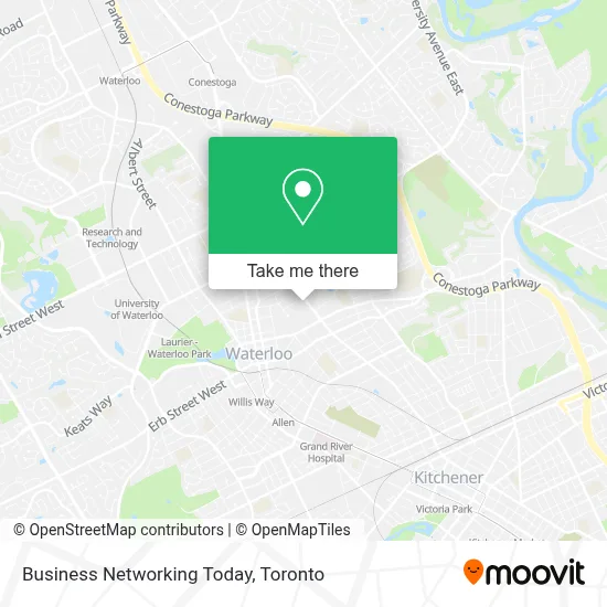 Business Networking Today map