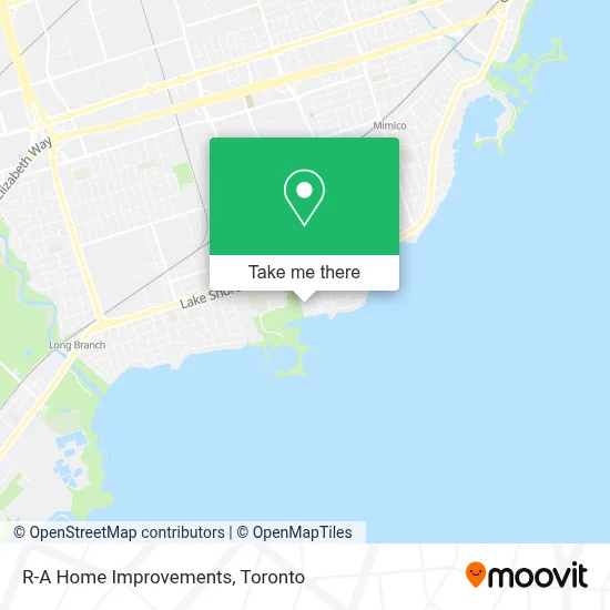 R-A Home Improvements map
