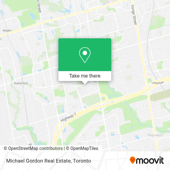 Michael Gordon Real Estate map
