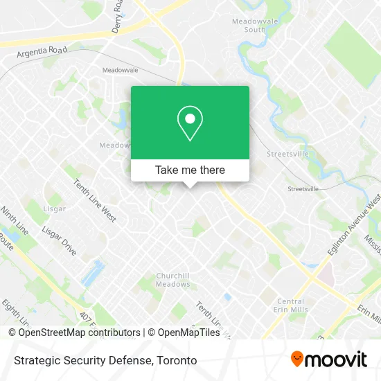 Strategic Security Defense map