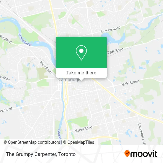 The Grumpy Carpenter map