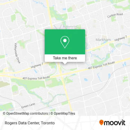 Rogers Data Center map