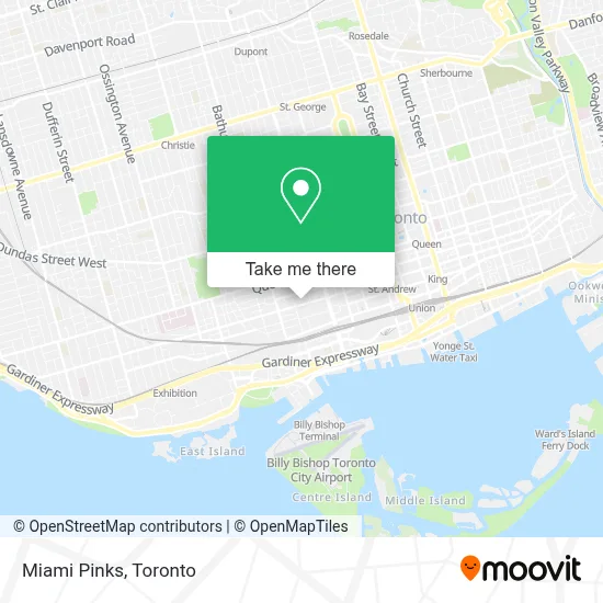 Miami Pinks map