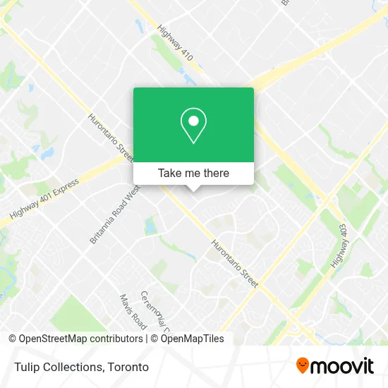 Tulip Collections map