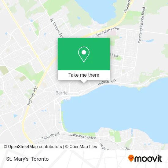 St Mary's map
