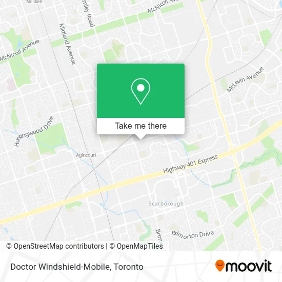Doctor Windshield-Mobile map