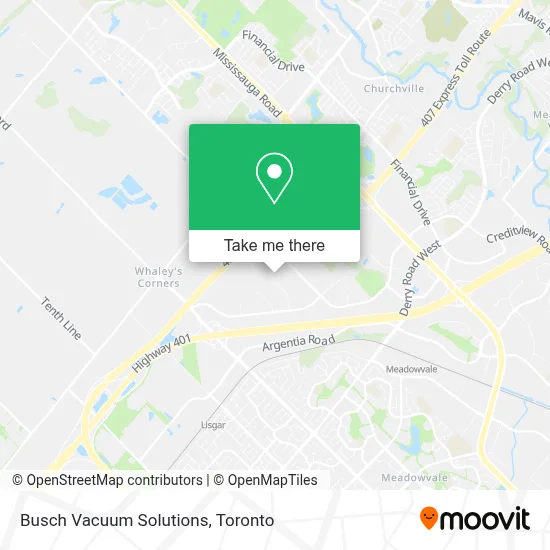 Busch Vacuum Solutions map