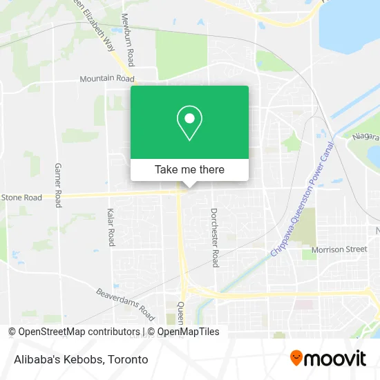 Alibaba's Kebobs map