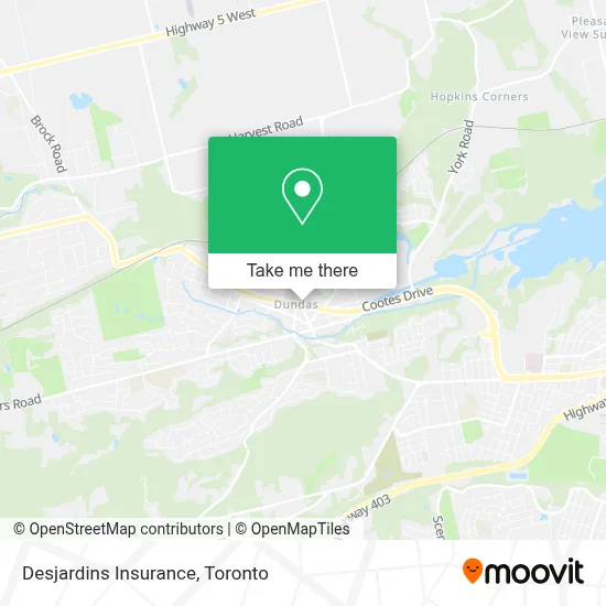 Desjardins Insurance map