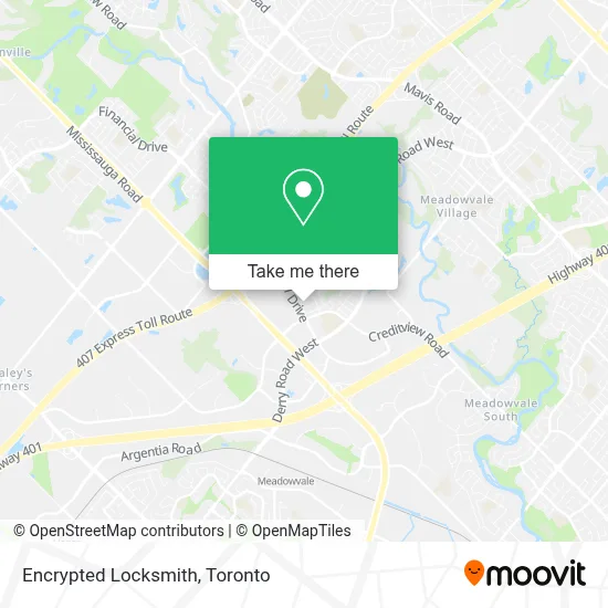 Encrypted Locksmith map