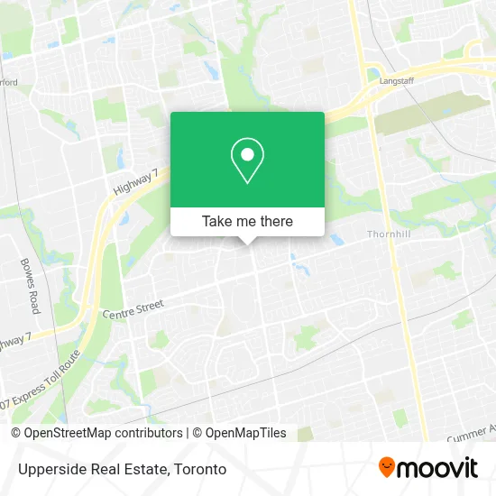 Upperside Real Estate map
