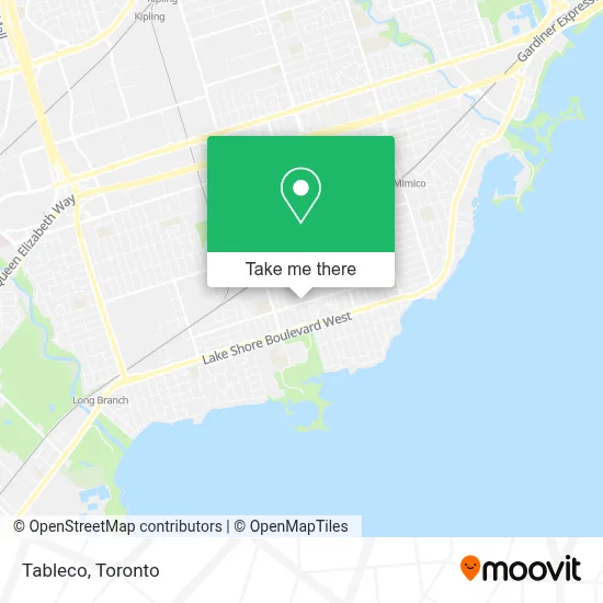 Tableco map