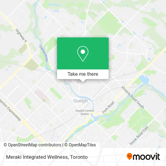 Meraki Integrated Wellness map