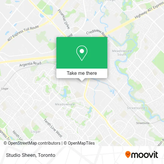 Studio Sheen map