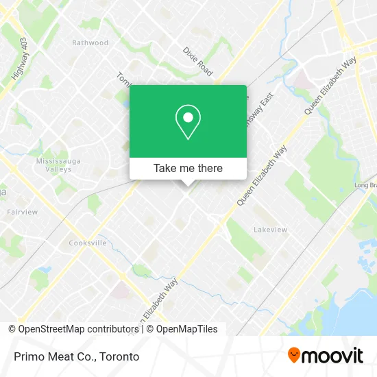 Primo Meat Co. map
