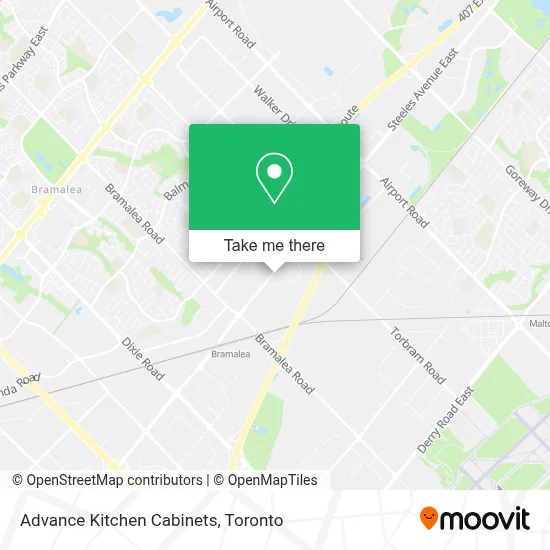 Advance Kitchen Cabinets map